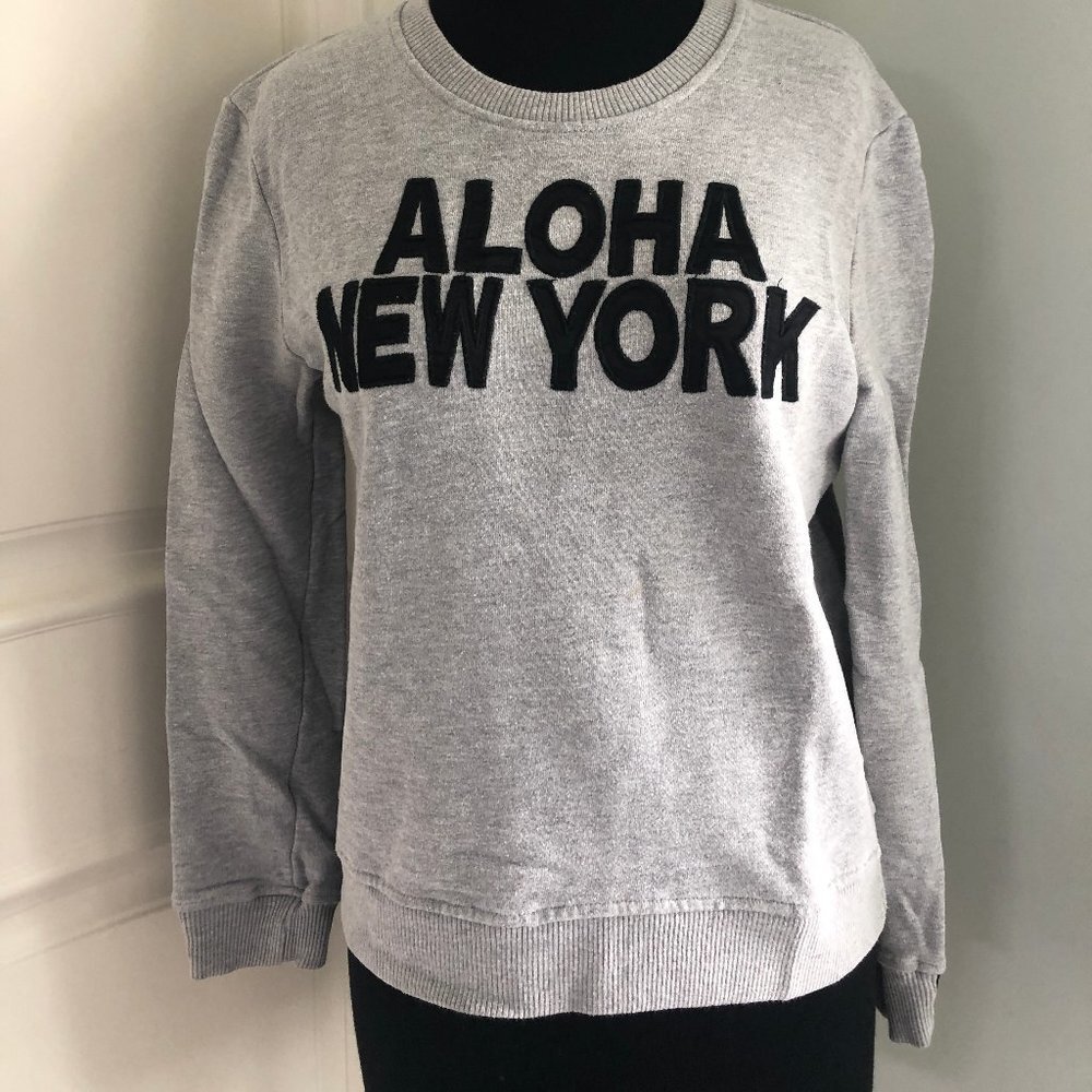 AIKO "Aloha, New York" Crewneck Size Small